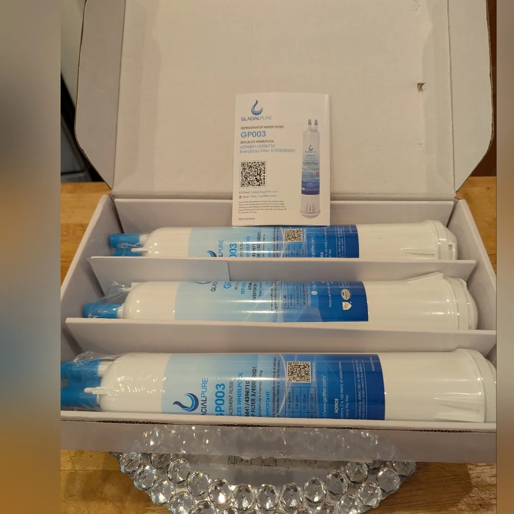 Glacial Pure Replacement Water Filter for Refrigerator NIB